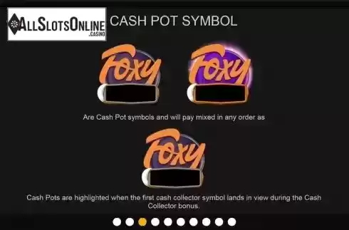 Cash Pot screen