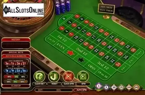 Game workflow. French Roulette Pro (GVG) from GVG
