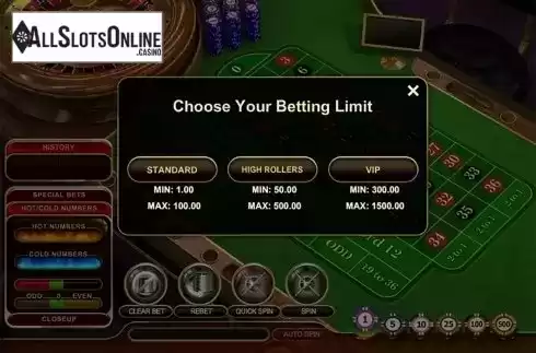 Reels screen. French Roulette Pro (GVG) from GVG