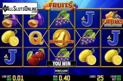 Bonusgame win. Fruits Evolution HD from World Match