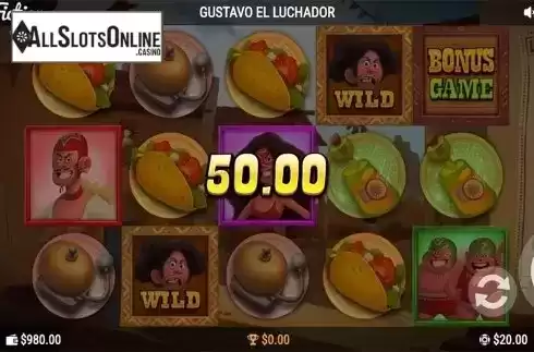 Win screen. Gustavo el luchador from PearFiction