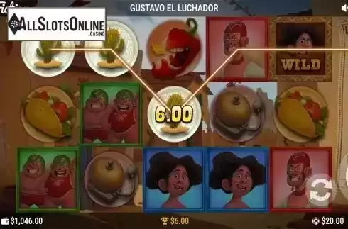 Win screen 2. Gustavo el luchador from PearFiction