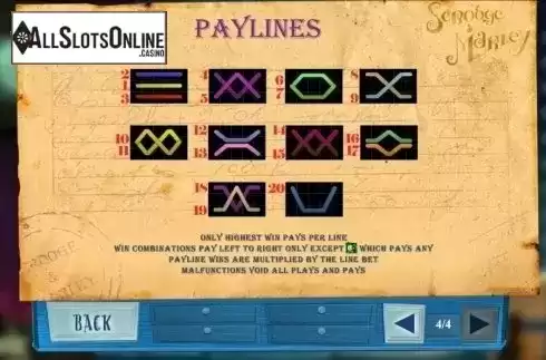 Paylines. Ghosts Of Christmas from Playtech