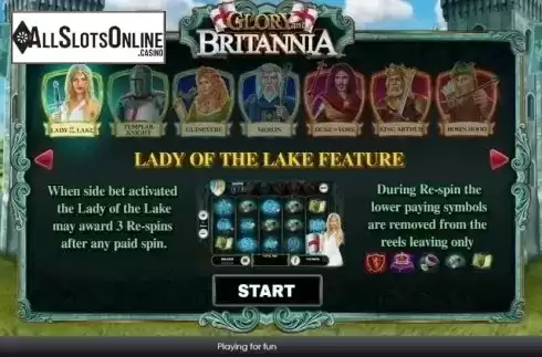 Intro 1. Glory and Britannia from Playtech