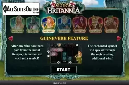 Intro 3. Glory and Britannia from Playtech