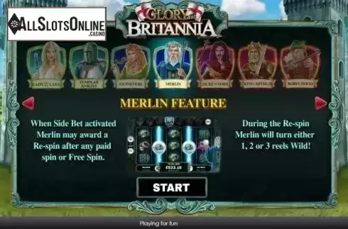 Intro 4. Glory and Britannia from Playtech