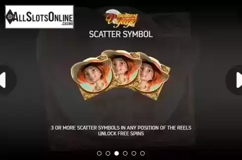 Scatter symbol screen