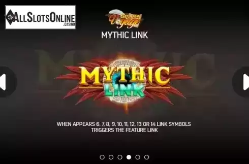 Mythic link feature screen