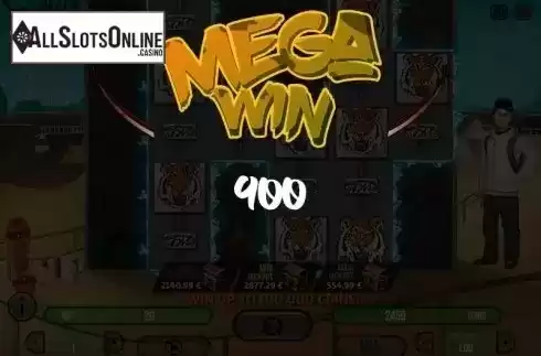 Mega Win screen. Graffiti: Block Pays from Fugaso