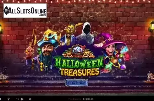 Start Screen. Halloween Treasures from RTG