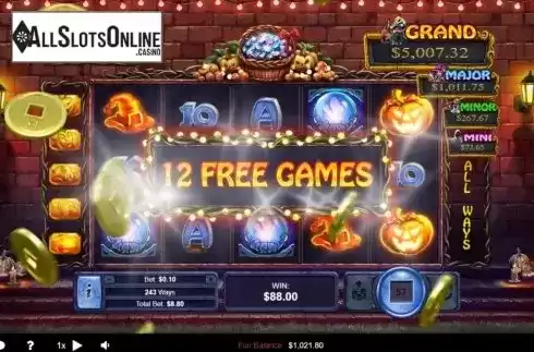 Free Spins 1. Halloween Treasures from RTG