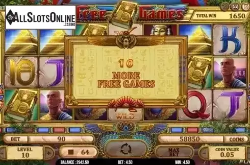 Free Spins 3. Imhotep Manuscript from Fugaso