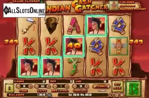 Win screen 3. Indian Cash Catcher from Habanero