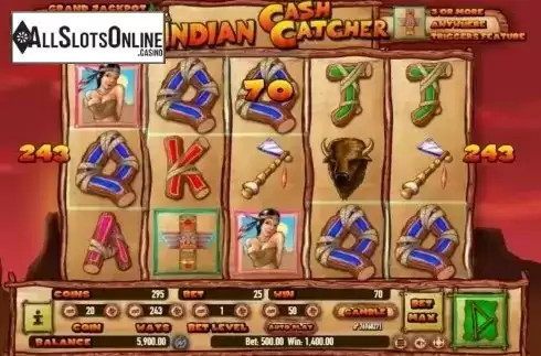 Win screen 2. Indian Cash Catcher from Habanero