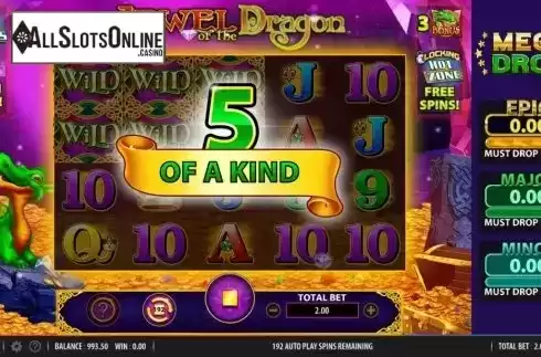 5 of a Kind. Jewel of the Dragon from Bally
