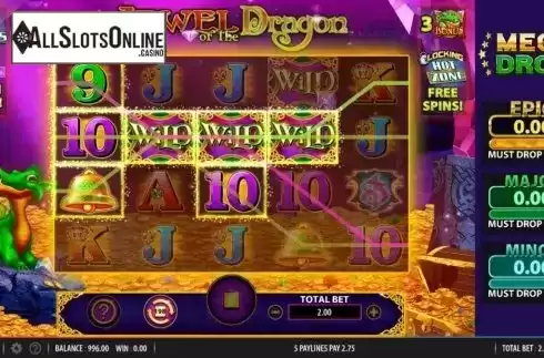 Win Screen 1. Jewel of the Dragon from Bally