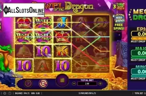 Win Screen 2. Jewel of the Dragon from Bally