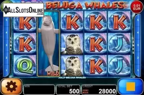 Wild Win screen 2. Jolly Beluga Whales from Casino Technology
