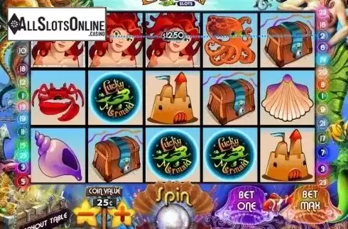 Bonus Symbol screen. Lucky Mermaid Slots from MultiSlot