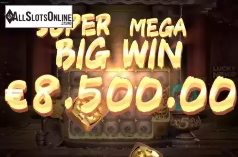 Super Mega Big Win. Lucky Neko Gigablox from Yggdrasil