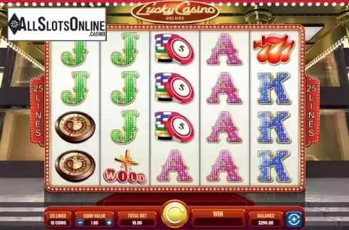 Reel Screen 1. Lucky Casino Deluxe from IGT