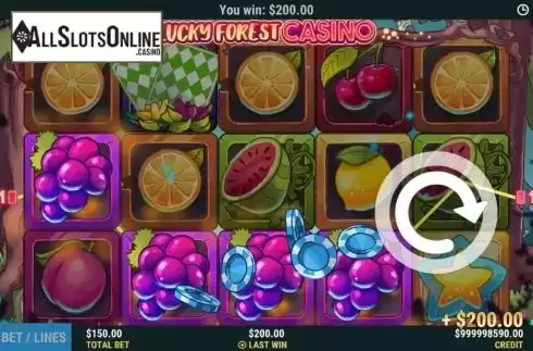 Win Screen 3. Lucky Forest Casino from Slot Factory