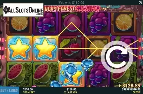 Win Screen 4. Lucky Forest Casino from Slot Factory