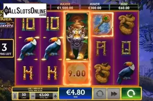 Free Spins 2. Legacy of the Tiger from Playtech Origins