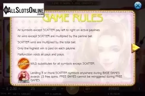 Game Rules. Live Streaming Star from KA Gaming