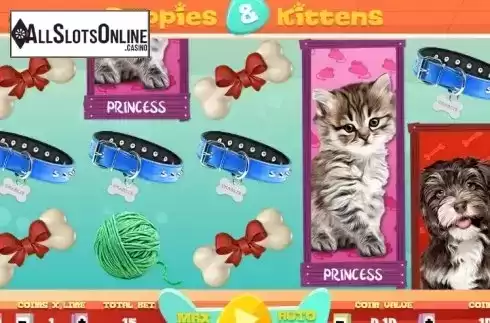 Real Screen. Puppies and Kittens from Capecod Gaming