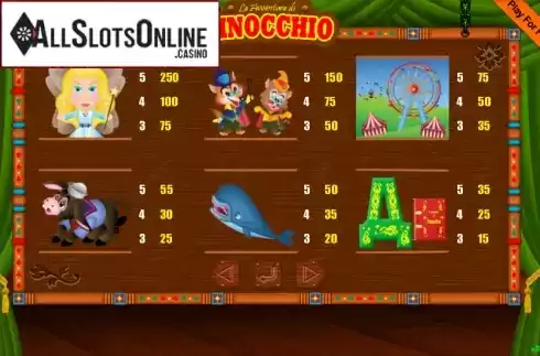 Screen7. Pinocchio (Portomaso) from Portomaso Gaming