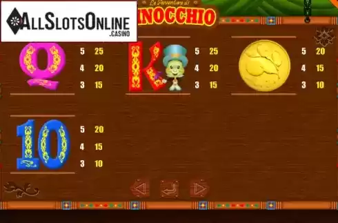 Screen8. Pinocchio (Portomaso) from Portomaso Gaming