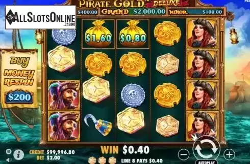 Win Screen 2. Pirate Gold Deluxe from Pragmatic Play