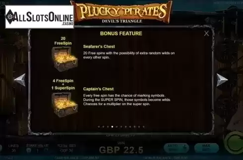 Features 2. Plucky Pirates Devil's Triangle from Rocksalt Interactive