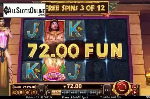Isis Free Spins. Power of Gods: Egypt from Wazdan