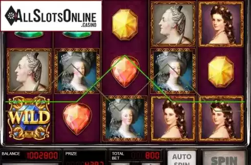 Win Screen. Queens and Diamonds from Red Rake