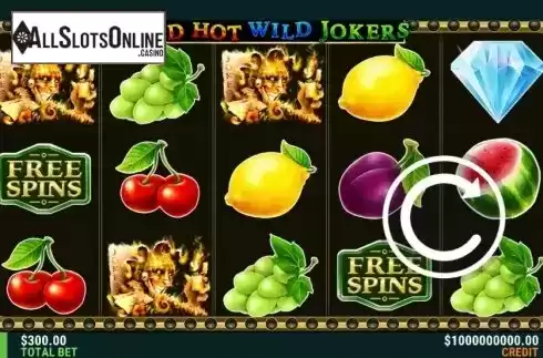 Reel Screen. Red Hot Wild Jokers from Slot Factory
