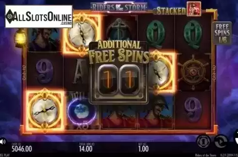 Free Spins 4. Riders of the Storm from Thunderkick
