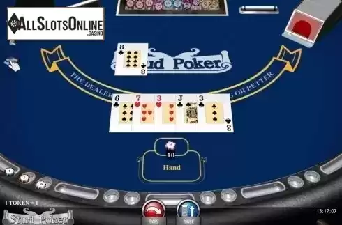 Game Screen. Stud Poker (iSoftBet) from iSoftBet