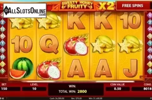 Free Spins 1. Sweety Honey Fruity from NetEnt