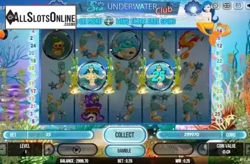 Scatter screen. Sea Underwater Club from Fugaso