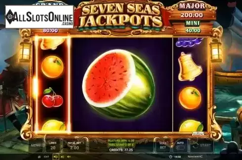 Screen8. Seven Seas Jackpots from Greentube