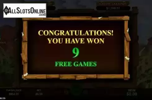 Free Spins Win Screen 2