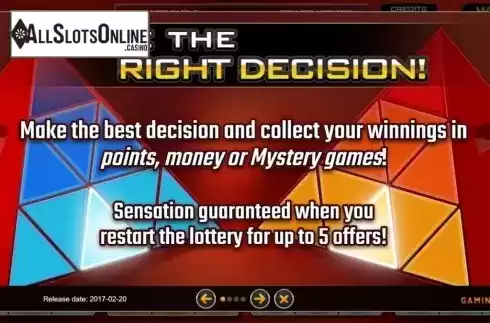 Bonus Game 1. Take It Or Not Dice from GAMING1