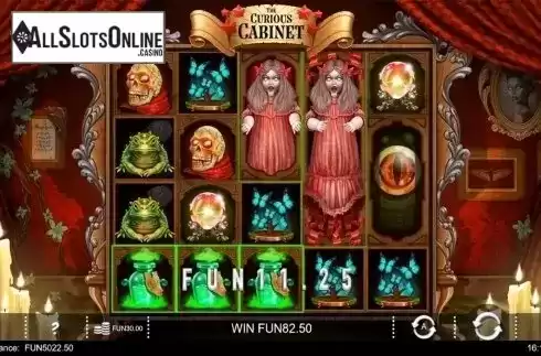 Win screen. The Curious Cabinet from IronDog