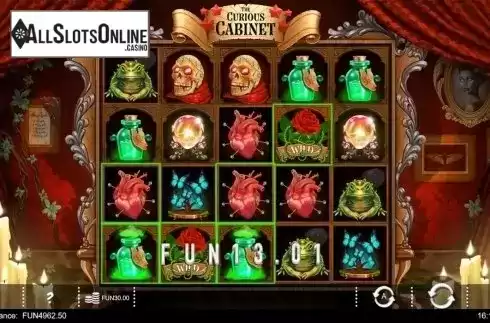 Wild win screen. The Curious Cabinet from IronDog