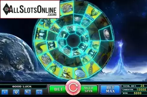 Win Screen 1. UFO the Alien World from Probability Gaming