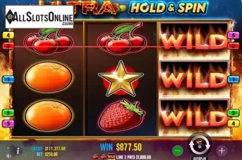 Win Screen 2. Ultra Hold and Spin from Reel Kingdom