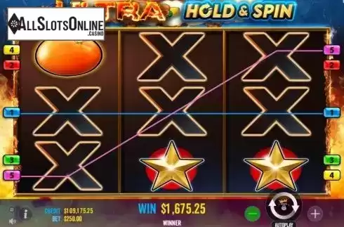 Win Screen 3. Ultra Hold and Spin from Reel Kingdom