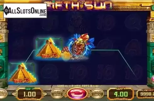 Win screen 2. Under The Fifth Sun from Felix Gaming